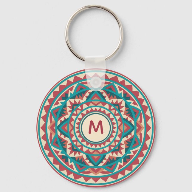 Porte-clés Mandala Moderne du Sud-Ouest (Recto)