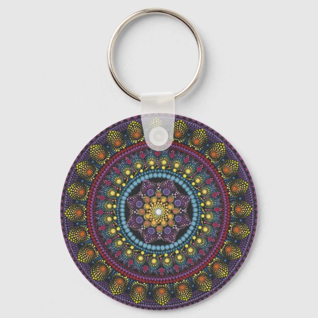 Porte-clés Mandala mystérieux (Recto)
