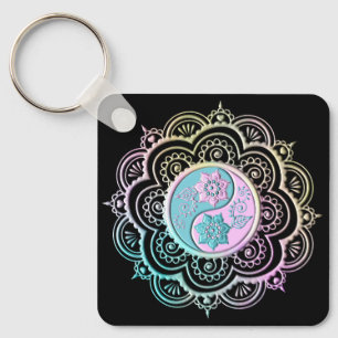 Porte-clés Mandala Pastel
