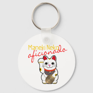 Porte-clés Maneki Neko Aficionado