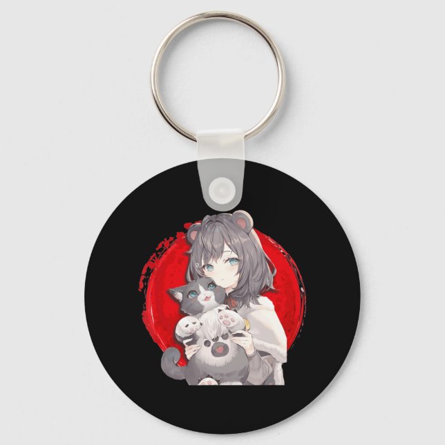 Porte-clés Manga kawaii Otaku G (Recto)