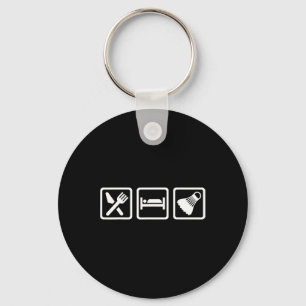 Porte-clés Mange Sleep Badminton