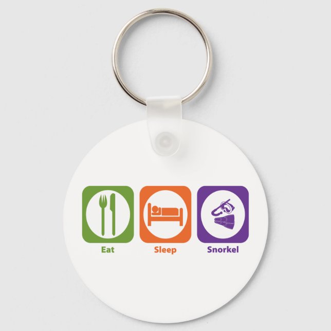 Porte-clés Mange Sleep Snorkel (Recto)