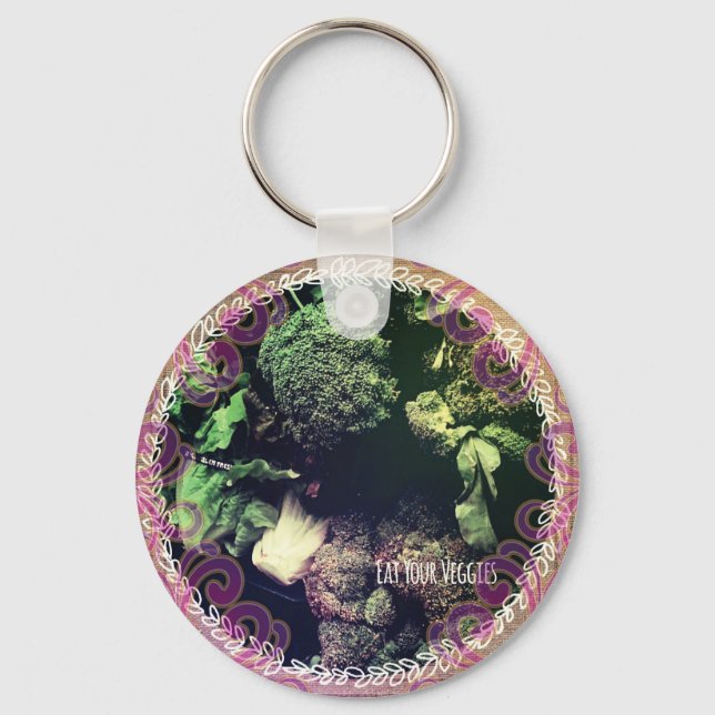 Porte-clés Mange tes Légumes (Recto)