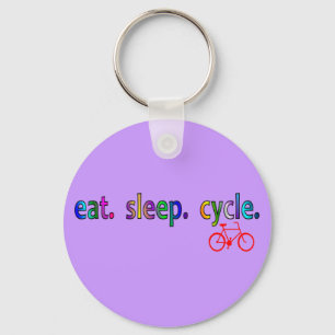 Porte-clés manger cycle de sommeil Vélos Rider Cadeaux