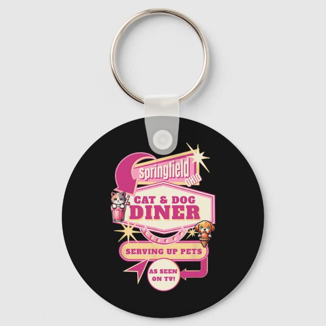 Porte-clés Manger des animaux de compagnie Springfield Ohio D (Recto)