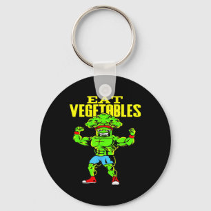 Porte-clés Manger des légumes Drôle de brocoli Fitness Force