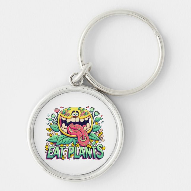 Porte-clés Manger des plantes (Devant)