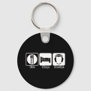 Porte-clés manger dormir dj