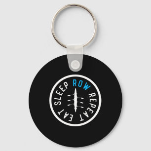 Porte-clés Manger Dormir Ramer Répéter Équipage Équipe D'avir