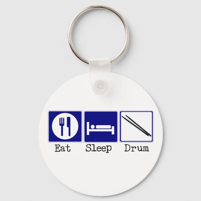 Porte-clés Manger, Dormir, Tambour (Recto)