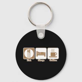 Porte-clés manger du café