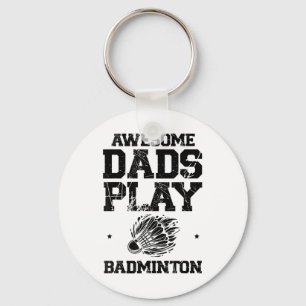 Porte-clés Manger Sleep Badminton Répéter Shuttle Racket