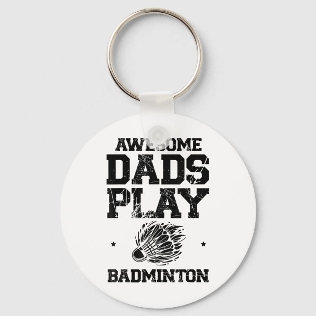 Porte-clés Manger Sleep Badminton Répéter Shuttle Racket (Recto)