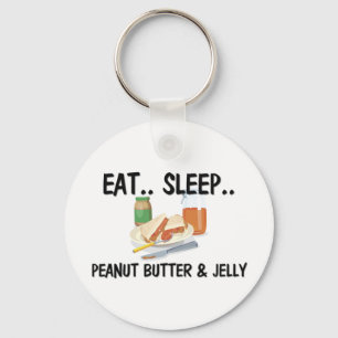 Porte-clés Manger Sleep PEANUT BEURRE & JELLY