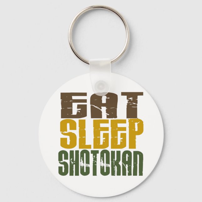 Porte-clés Manger Sleep Shotokan 1 (Recto)