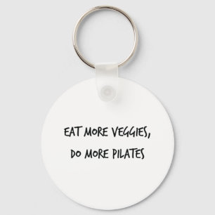 Porte-clés Mangez de plus de légume font plus de végétalie