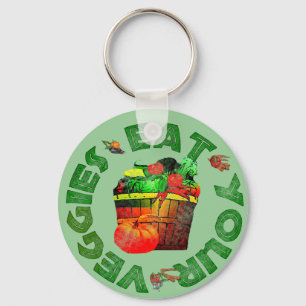 Porte-clés Mangez de votre légume