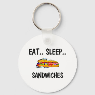 Porte-clés Mangez des SANDWICHS