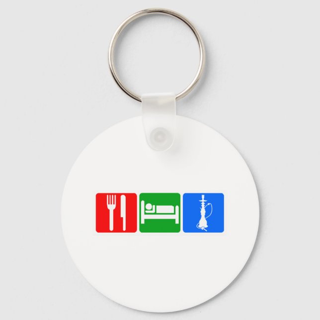 Porte-clés Mangez, Dormez, Hookah (Recto)