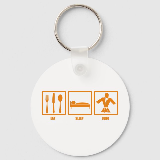Porte-clés Mangez du judo au sommeil (Recto)