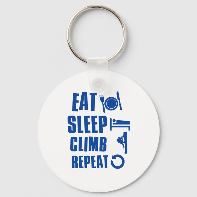 Porte-clés Mangez l'ascension du sommeil (Recto)