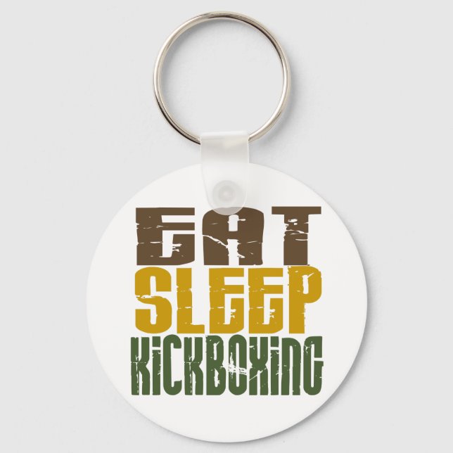 Porte-clés Mangez le Kickboxing du sommeil 1 (Recto)