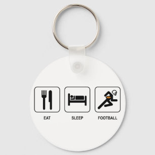 Porte-clés Mangez le porte - clé du football de sommeil