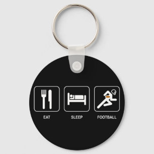 Porte-clés Mangez le porte - clé du football de sommeil