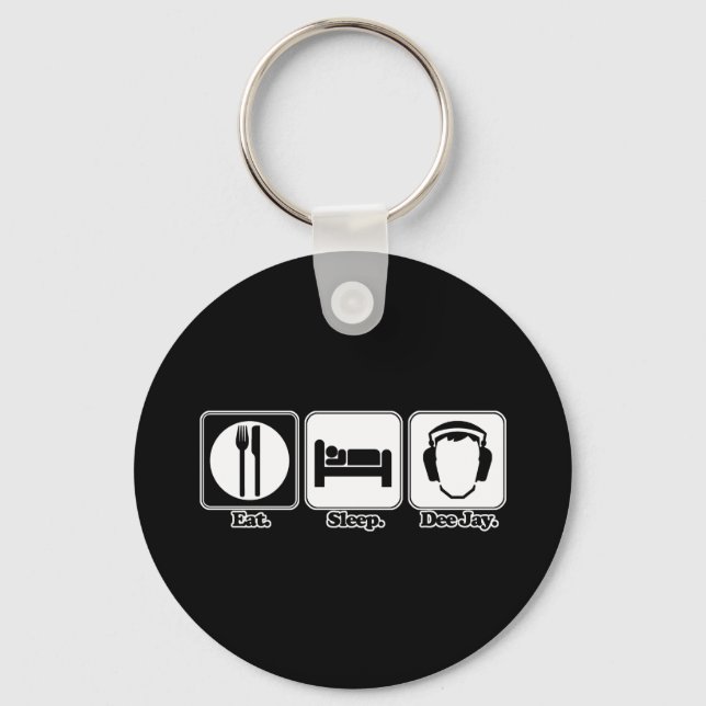 Porte-clés mangez le sommeil dee jay (Recto)