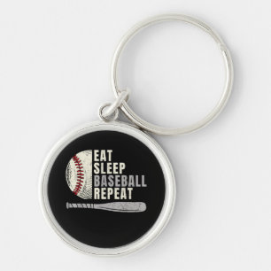 Porte-clés Mangez Sleep Baseball Répéter Funny Baseball Joueu
