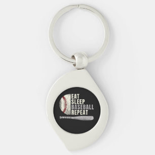 Porte-clés Mangez Sleep Baseball Répéter Funny Baseball Playe