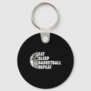 Porte-clés Mangez Sleep Bysketbyll Répéter Ados Filles Garçon
