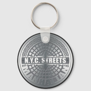Porte-clés Manhole Covers Manhattan