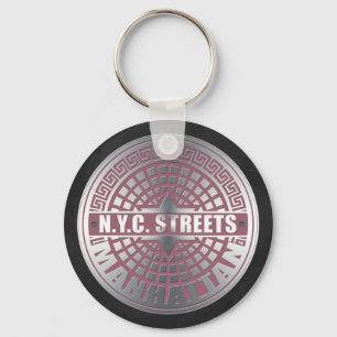 Porte-clés Manhole Covers Manhattan