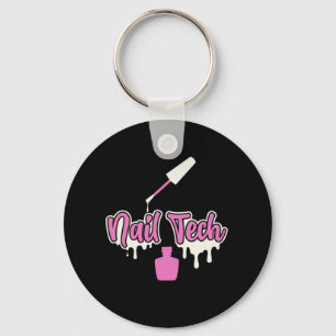 Porte-clés Manicurist Nail Tech Polish Color Beauty Pedicuris