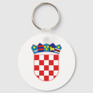 Porte-clés Manteau des bras de la Croatie