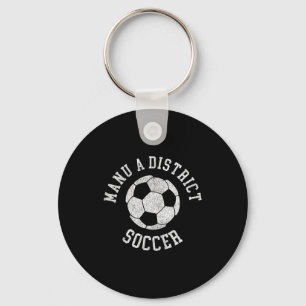 Porte-clés Manua District Soccer Rétro Détresse 90s Vintage