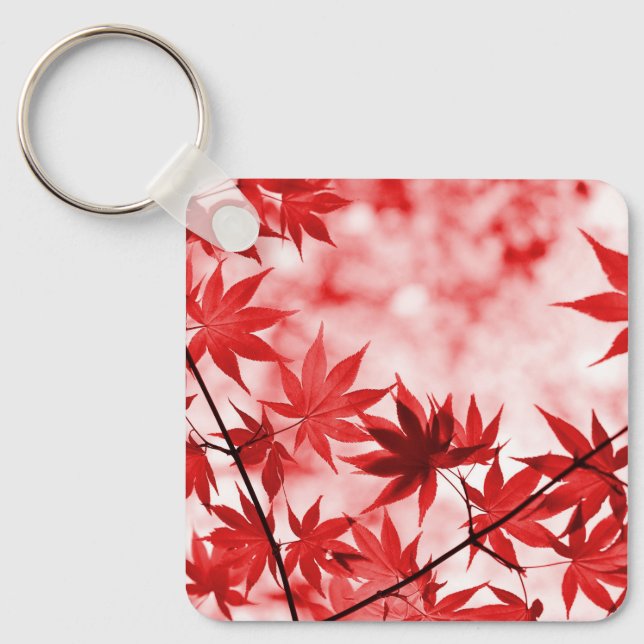 Porte-clés Maple Trees Feuille Design-29997 (Recto)