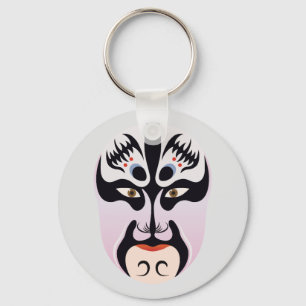 Porte-clés Maquillage d'opéra de Pékin Zhang Fei