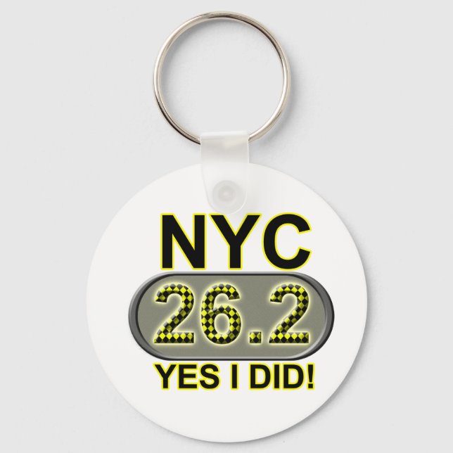 Porte-clés Marathon de New York (Recto)