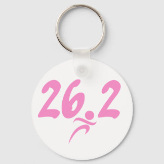 Porte-clés Marathon rose 26,2