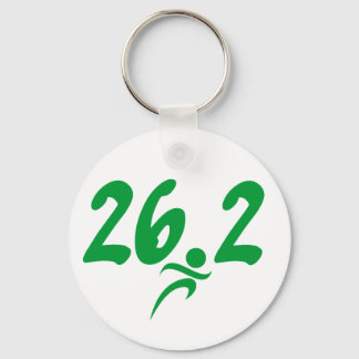 Porte-clés Marathon vert 26,2