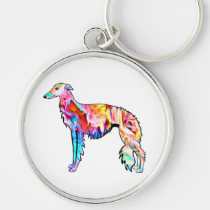 Porte-clés Marbré argenté