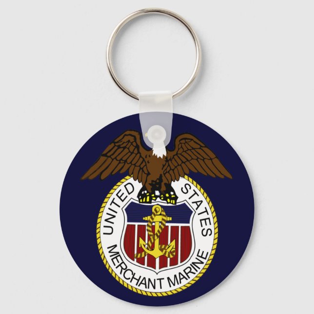 Porte-clés Marchand Marine Seal des États-Unis (Recto)