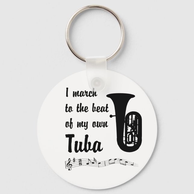 Porte-clés Marche au Beat : Tuba (Recto)