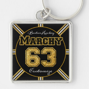 Porte-clés Marche de hockey de Boston 63