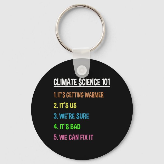 Porte-clés Marche scientifique - Un don Jour des terres pour  (Recto)