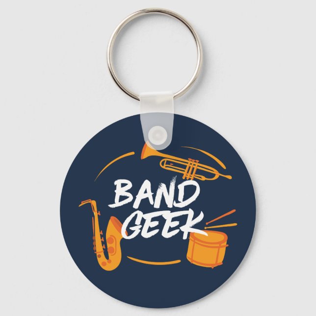 Porte-clés Marching Band Geek Funny Musician (Recto)