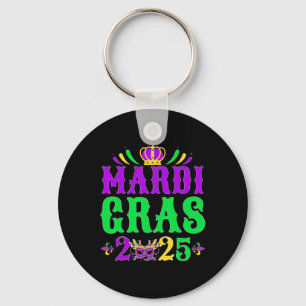 Porte-clés Mardi Gras 2025 Jester Costume Mardi Gras Famille